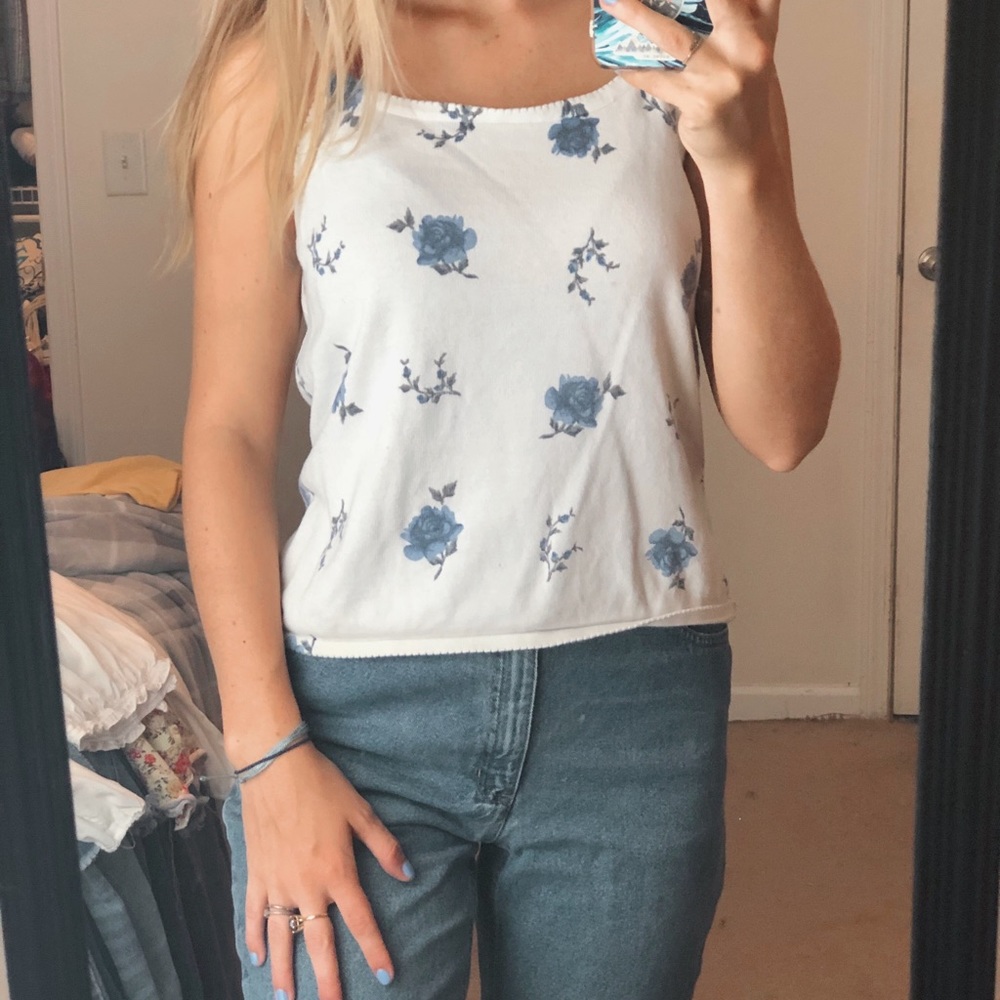 Vintage floral tank